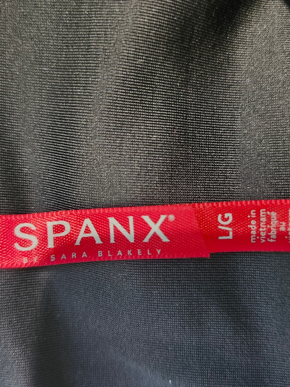 SPANX Black Leather Look Leggings - Picture 2 of 6
